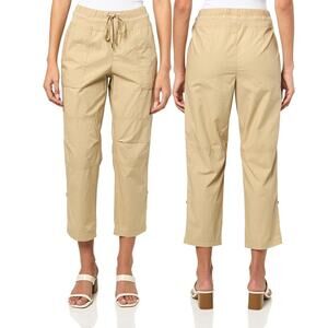 Nautica Jeans Cotton Roll-Tab Utility Pants (Size M) Color: Rope